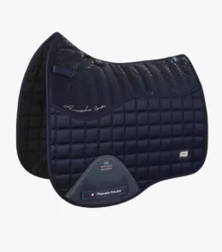 Premier Equine Armada Close Contact Satin Dressage Square Navy