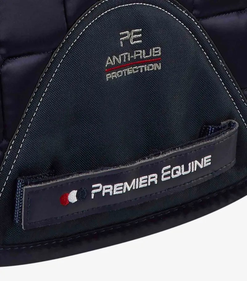 Premier Equine Armada Close Contact Satin Dressage Square Navy 5 Premier Equine Armada Close Contact Satin Dressage Square Navy - Image 5