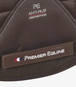 Premier Equine Armada Close Contact Satin Dressage Square Brown 10 Premier Equine Armada Close Contact Satin Dressage Square Brown -PREMIER EQUINE Armada Close Contact Anti Slip Dressage Brown 5