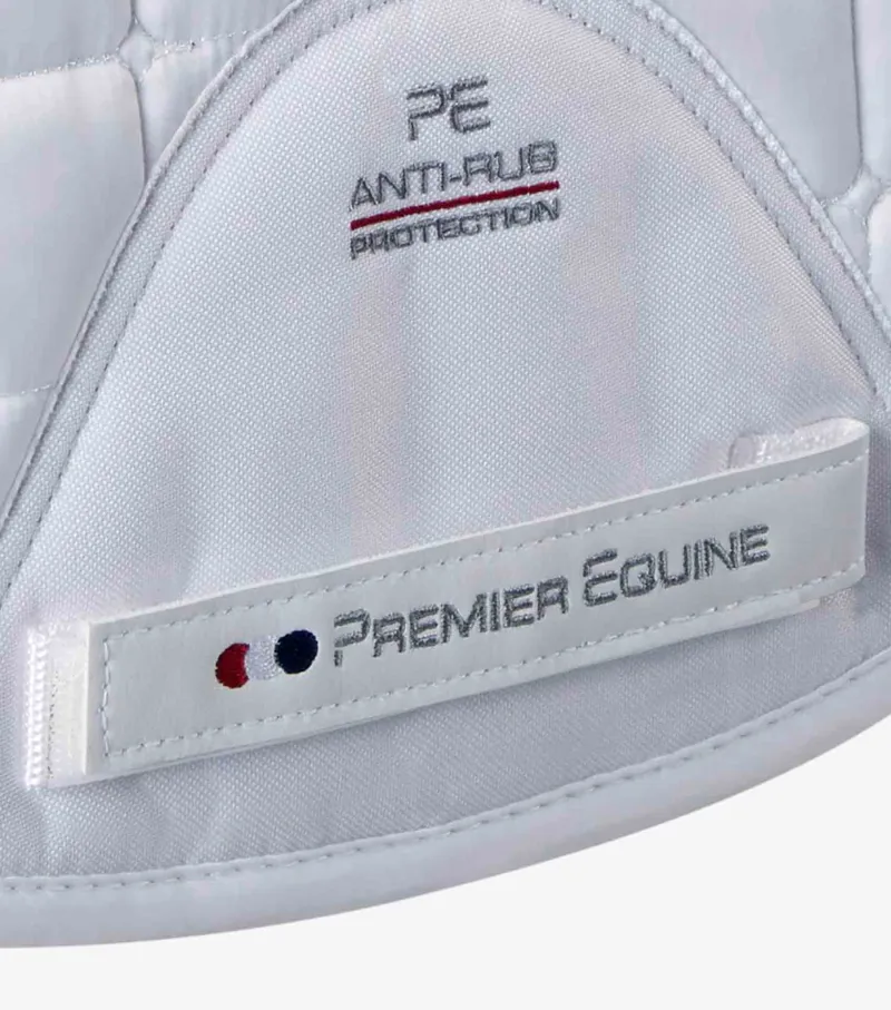 Premier Equine Armada Close Contact Satin Dressage Square White 5 Premier Equine Armada Close Contact Satin Dressage Square White - Image 5