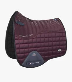 Premier Equine Armada Close Contact Satin Dressage Square Wine