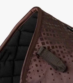 Premier Equine Armada Close Contact GP/Jump Square Brown -PREMIER EQUINE Armada Close Contact Anti Slip GP Jump Brown 3