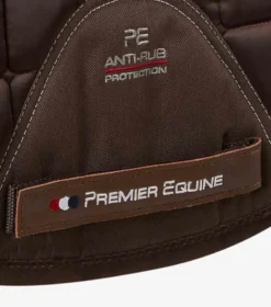 Premier Equine Armada Close Contact GP/Jump Square Brown -PREMIER EQUINE Armada Close Contact Anti Slip GP Jump Brown 5
