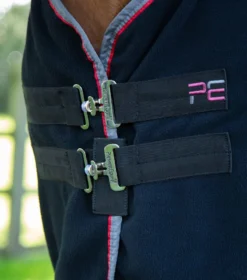 Premier Equine Asure Fleece Rug Black -PREMIER EQUINE Asure Fleece Cooler Black 3