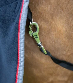 Premier Equine Asure Fleece Rug Black -PREMIER EQUINE Asure Fleece Cooler Black 6