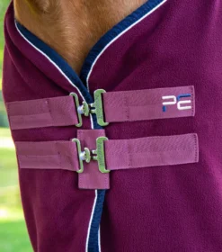 Premier Equine Asure Fleece Rug Burgundy 8 Premier Equine Asure Fleece Rug Burgundy -PREMIER EQUINE Asure Fleece Cooler Burgundy 3
