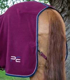 Premier Equine Asure Fleece Rug Burgundy 11 Premier Equine Asure Fleece Rug Burgundy -PREMIER EQUINE Asure Fleece Cooler Burgundy 6