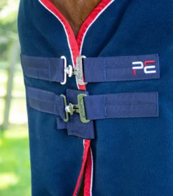 Premier Equine Asure Fleece Rug Navy -PREMIER EQUINE Asure Fleece Cooler Navy 3