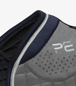 Premier Equine Azzure Anti-Slip Satin GP/Jump Square Grey -PREMIER EQUINE Azzure Anti Slip Satin GPJump Square Grey 3