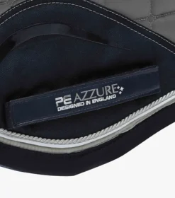 Premier Equine Azzure Anti-Slip Satin GP/Jump Square Grey -PREMIER EQUINE Azzure Anti Slip Satin GPJump Square Grey 5