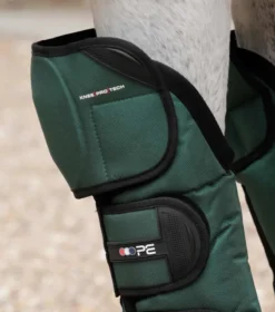 Premier Equine Ballistic Knee Pro-Tech Horse Travel Boots Green -PREMIER EQUINE Ballistic Knee Pro Tech Travel Boots Green 3