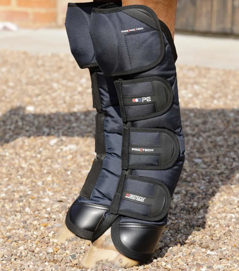 Premier Equine Ballistic Knee Pro-Tech Horse Travel Boots Navy 1 Premier Equine Ballistic Knee Pro-Tech Horse Travel Boots Navy