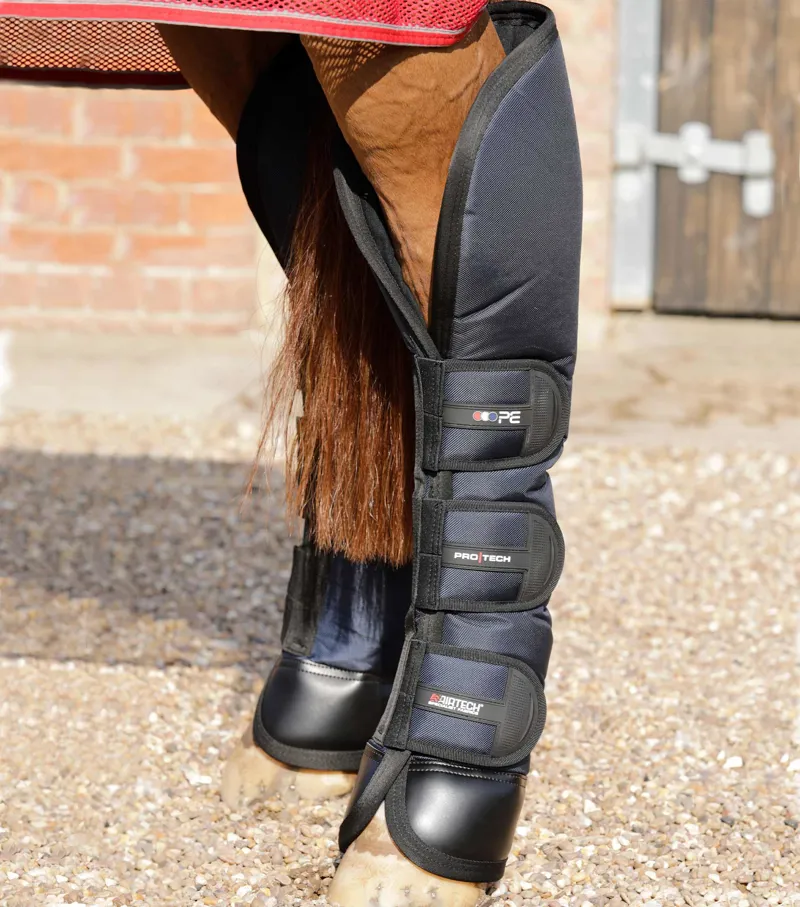 Premier Equine Ballistic Knee Pro-Tech Horse Travel Boots Navy 2 Premier Equine Ballistic Knee Pro-Tech Horse Travel Boots Navy - Image 2