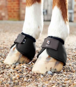 Premier Equine Ballistic No-Turn Over Reach Boots Black