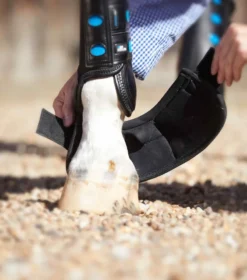 Premier Equine Ballistic No-Turn Over Reach Boots Black -PREMIER EQUINE Ballistic No Turn Over Reach Boots Black 3