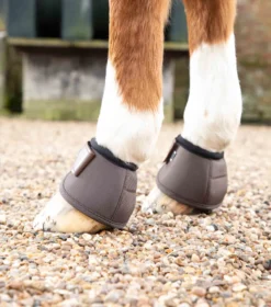 Premier Equine Ballistic No-Turn Over Reach Boots Brown/Black 6 Premier Equine Ballistic No-Turn Over Reach Boots Brown/Black -PREMIER EQUINE Ballistic No Turn Over Reach Boots Black Brown 2