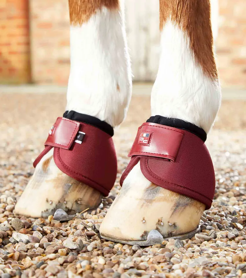 Premier Equine Ballistic No-Turn Over Reach Boots Burgundy 1 Premier Equine Ballistic No-Turn Over Reach Boots Burgundy