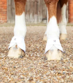 Premier Equine Ballistic No-Turn Over Reach Boots White -PREMIER EQUINE Ballistic No Turn Over Reach Boots White 3