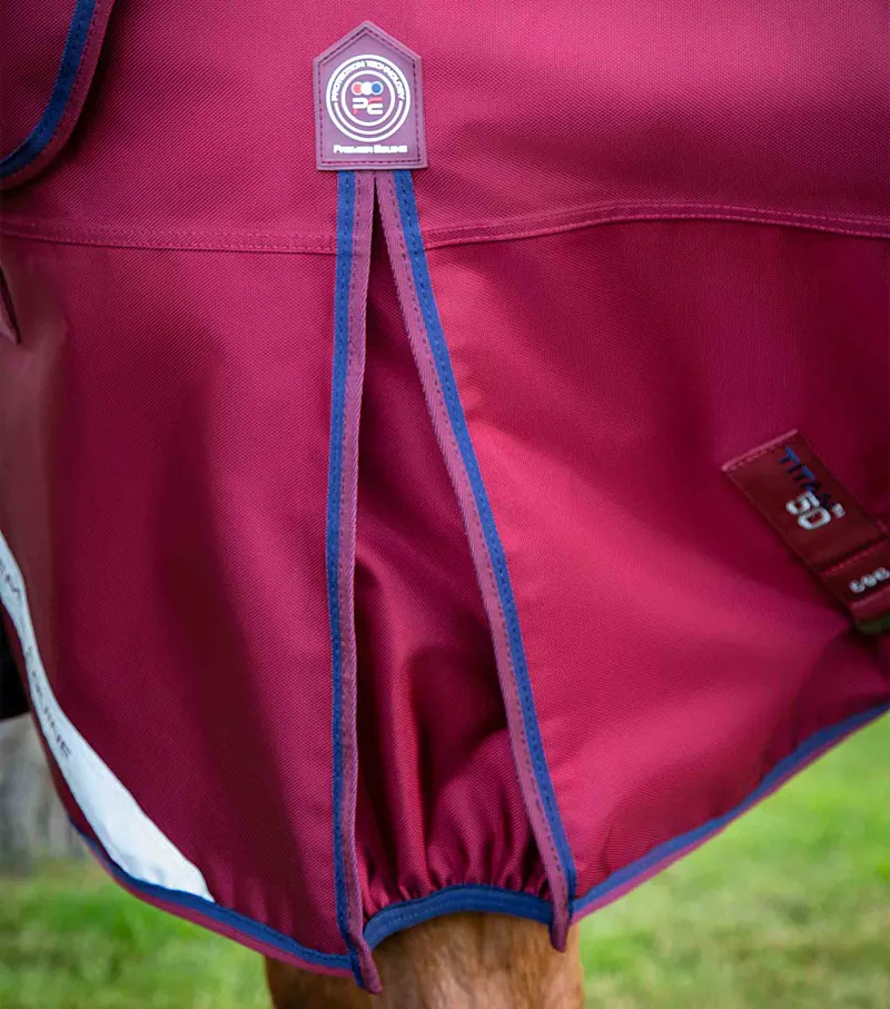 Premier Equine Titan 50g Turnout Rug With Classic Neck Cover Burgundy 4 Premier Equine Titan 50g Turnout Rug With Classic Neck Cover Burgundy - Image 4