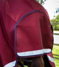 Premier Equine Titan 50g Turnout Rug With Classic Neck Cover Burgundy 11 Premier Equine Titan 50g Turnout Rug With Classic Neck Cover Burgundy -PREMIER EQUINE Burgundy shot 6