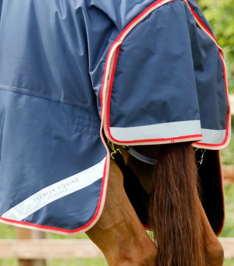 Premier Equine Buster 100g Turnout Rug With Snug-Fit Neck Cover Navy 6 Premier Equine Buster 100g Turnout Rug With Snug-Fit Neck Cover Navy - Image 6