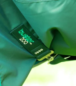 Premier Equine Buster 200g Turnout Rug With Snug-Fit Neck Cover Green -PREMIER EQUINE Buster 200 Turnout Rug Green 5