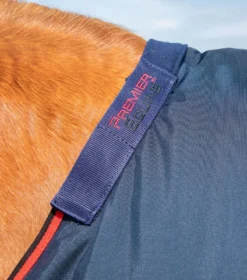 Premier Equine Buster 250g Turnout Rug With Classic Neck Cover Navy 8 Premier Equine Buster 250g Turnout Rug With Classic Neck Cover Navy -PREMIER EQUINE Buster 250 Turnout Rug Navy 3