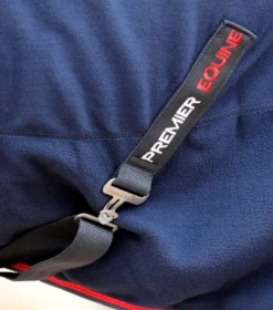 Premier Equine Buster Fleece Cooler Rug - Prestige Edition Navy -PREMIER EQUINE Buster Fleece Cooler Rug Prestige Navy 5