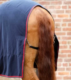 Premier Equine Buster Fleece Cooler Rug - Prestige Edition Navy -PREMIER EQUINE Buster Fleece Cooler Rug Prestige Navy 6