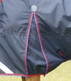 Premier Equine Buster Hardy 0g Half Neck Turnout Rug Navy -PREMIER EQUINE Buster Hardy 0 Turnout Rug Navy 4