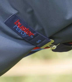 Premier Equine Buster Hardy 0g Half Neck Turnout Rug Navy -PREMIER EQUINE Buster Hardy 0 Turnout Rug Navy 5