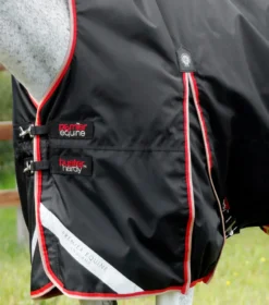Premier Equine Buster Hardy 100g Half Neck Turnout Rug Black -PREMIER EQUINE Buster Hardy 100 Turnout Rug Black 3