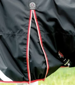 Premier Equine Buster Hardy 100g Half Neck Turnout Rug Black -PREMIER EQUINE Buster Hardy 100 Turnout Rug Black 4