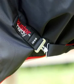 Premier Equine Buster Hardy 100g Half Neck Turnout Rug Black -PREMIER EQUINE Buster Hardy 100 Turnout Rug Black 5