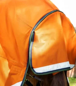 Premier Equine Buster Hardy 400g Half Neck Turnout Rug Burnt Orange -PREMIER EQUINE Buster Hardy Burnt Orange 6 2