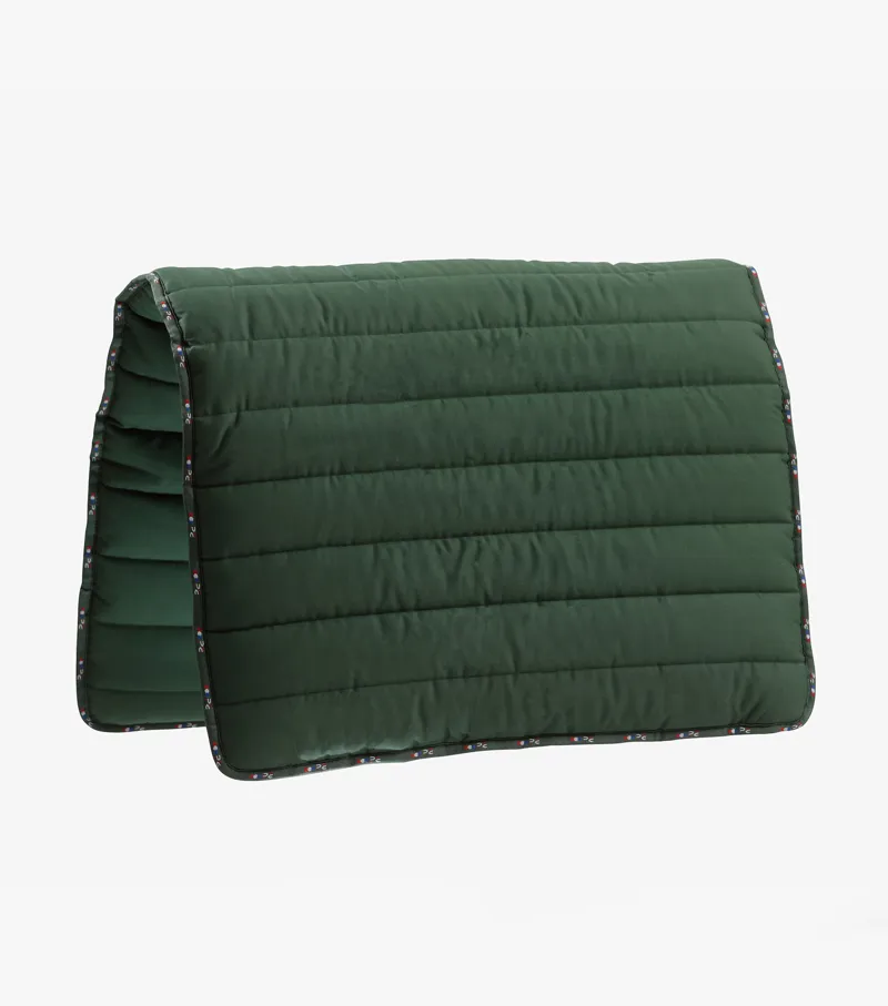 Premier Equine Buster Reversible Saddle Pad Green 1 Premier Equine Buster Reversible Saddle Pad Green