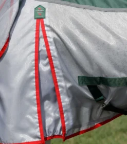 Premier Equine Buster Stay-Dry Super Lite Fly Rug With Surcingles Green -PREMIER EQUINE Buster Stay Dry Super Lite Fly Rug Green 4