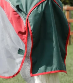 Premier Equine Buster Stay-Dry Super Lite Fly Rug With Surcingles Green -PREMIER EQUINE Buster Stay Dry Super Lite Fly Rug Green 6