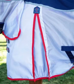 Premier Equine Buster Stay-Dry Super Lite Fly Rug With Surcingles Navy -PREMIER EQUINE Buster Stay Dry Super Lite Fly Rug Navy 5