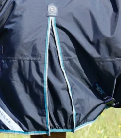 Premier Equine Buster Storm 100g Combo Turnout Rug With Snug-Fit Neck Navy -PREMIER EQUINE Buster Storm 100 Turnout Rug Navy 4