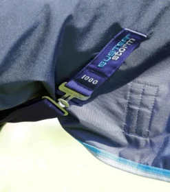 Premier Equine Buster Storm 100g Combo Turnout Rug With Snug-Fit Neck Navy -PREMIER EQUINE Buster Storm 100 Turnout Rug Navy 5