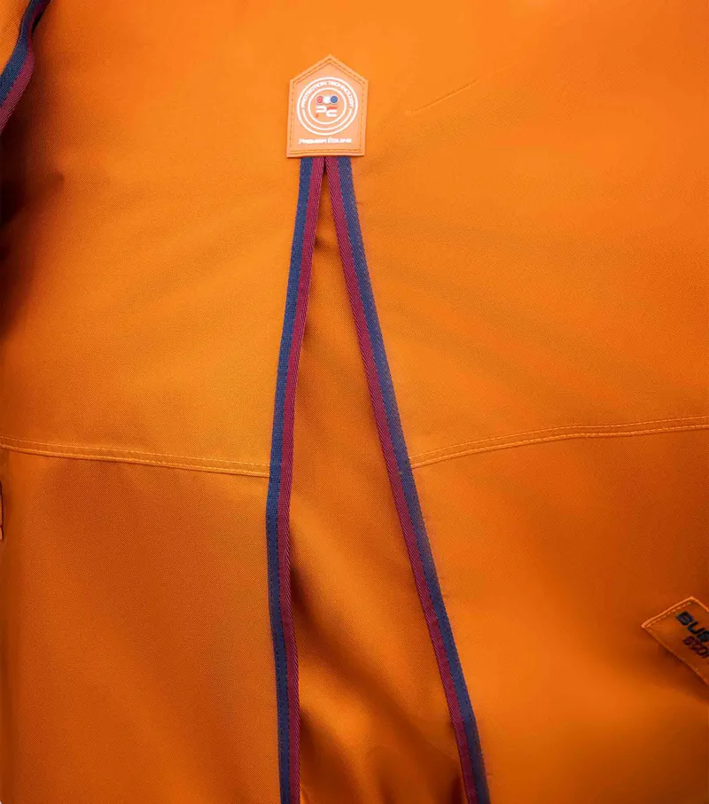 Premier Equine Buster Storm 200g Combo Turnout Rug With Classic Neck Orange 4 Premier Equine Buster Storm 200g Combo Turnout Rug With Classic Neck Orange - Image 4