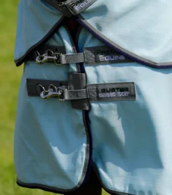 Premier Equine Buster Sweet Itch Fly Rug With Surcingles Blue -PREMIER EQUINE Buster Sweet Itch Fly Rug with Surcingles Blue 3