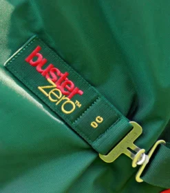 Premier Equine Buster Zero Turnout Rug With Classic Neck Cover Green -PREMIER EQUINE Buster Zero Turnout Rug Green 5