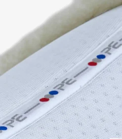 Premier Equine CC Airtechnology Shockproof Wool Pad - GP/Jump White/Natural Wool -PREMIER EQUINE CL9C011
