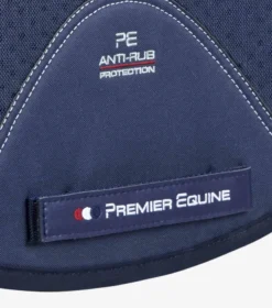 Premier Equine CC Airtechnology Shockproof Wool Pad - Dressage Navy/Grey Wool -PREMIER EQUINE CLB23B1