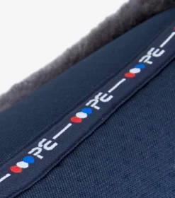 Premier Equine CC Airtechnology Shockproof Wool Pad - Dressage Navy/Grey Wool -PREMIER EQUINE CLB6BA1