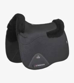 Premier Equine CC Airtechnology Shockproof Wool Pad - Dressage Black/Black Wool
