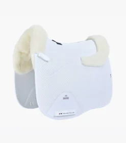 Premier Equine CC Airtechnology Shockproof Wool Pad - Dressage White/Natural Wool