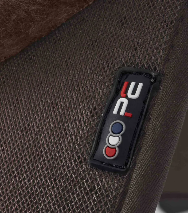 Premier Equine CC Airtechnology Shockproof Wool Pad - Dressage Brown/Brown Wool 2 Premier Equine CC Airtechnology Shockproof Wool Pad - Dressage Brown/Brown Wool - Image 2